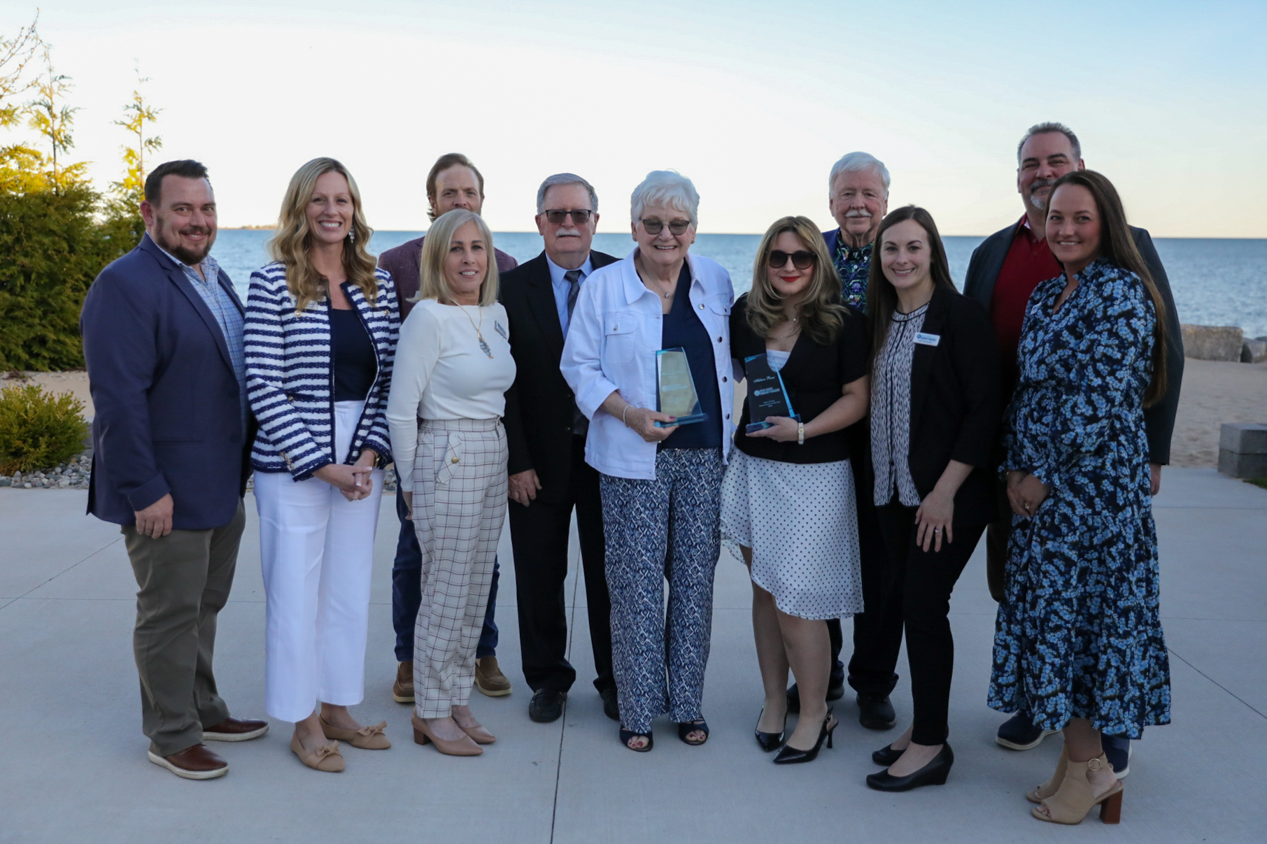Pictured above: Left to right ICCF Board members Mark Fore, Amy Peterman, Andrew Johnson, Nina O’Loughlin; Citizens of the Year Norman and Marian Charters; Junior Citizen of the Year Addison Russo; ICCF board members Tim Haskin, Kelly Alexadner, Tony Ommani, and Kelly Raushi.